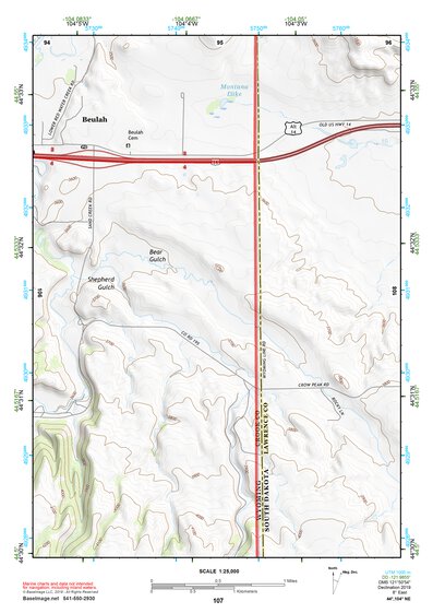 44104NE Page 107 Devils Tower Topo Preview 1
