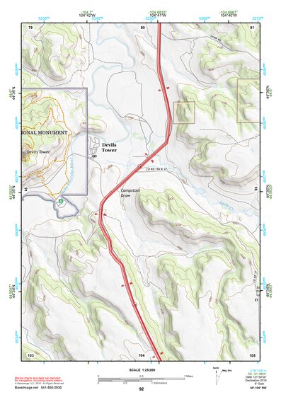 44104NW Page 92 Devils Tower Topo Preview 1