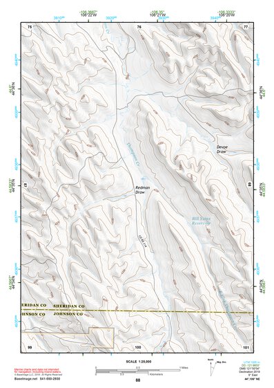44106NE Page 88 Sheridan Topo Preview 1