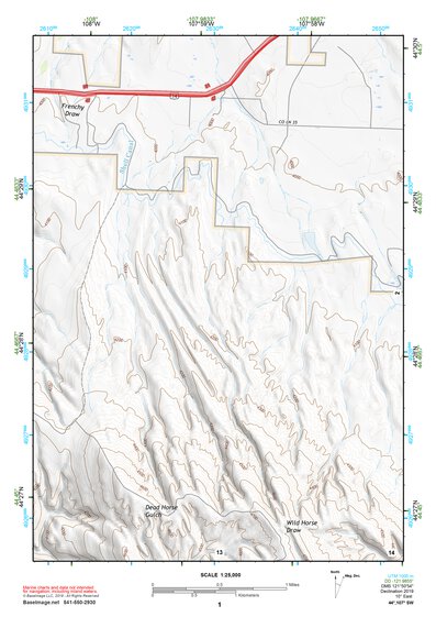 44107SW Page 1 Worland Topo Preview 1