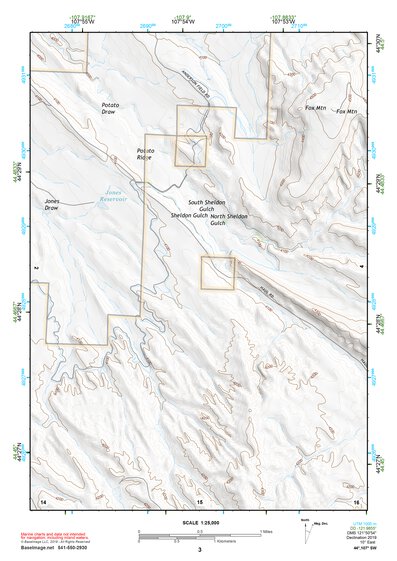 44107SW Page 3 Worland Topo Preview 1