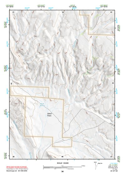 44107SW Page 34 Worland Topo Preview 1