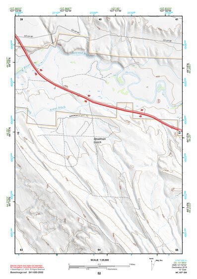 44107SW Page 52 Worland Topo Preview 1