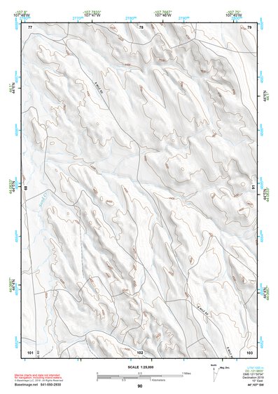 44107SW Page 90 Worland Topo Preview 1