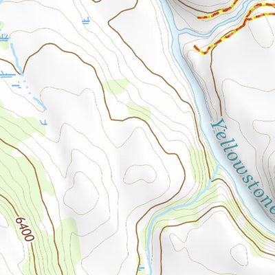 44110NE Page 1 Yellowstone National Park Topo Preview 2