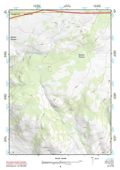 44110NE Page 4 Yellowstone National Park Topo Preview 1