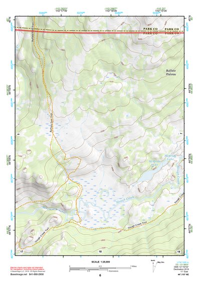 44110NE Page 6 Yellowstone National Park Topo Preview 1