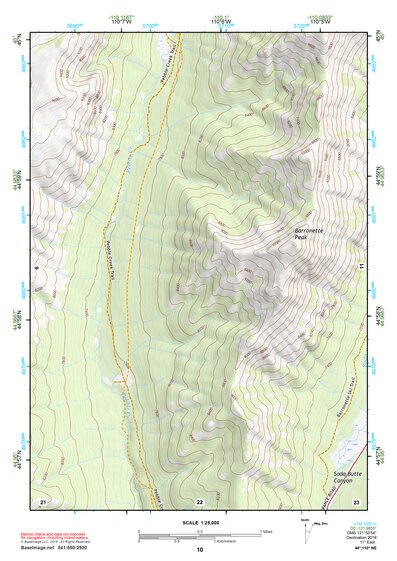 44110NE Page 10 Yellowstone National Park Topo Preview 1