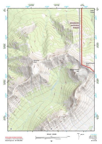44110NE Page 12 Yellowstone National Park Topo Preview 1