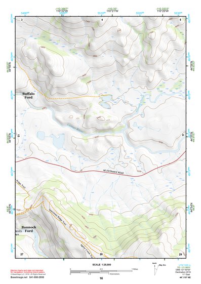 44110NE Page 16 Yellowstone National Park Topo Preview 1