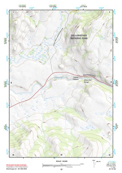 44110NE Page 17 Yellowstone National Park Topo Preview 1