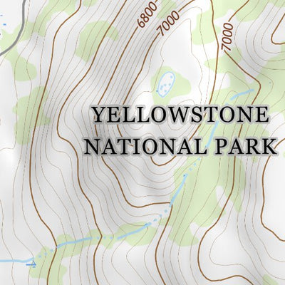 44110NE Page 17 Yellowstone National Park Topo Preview 3