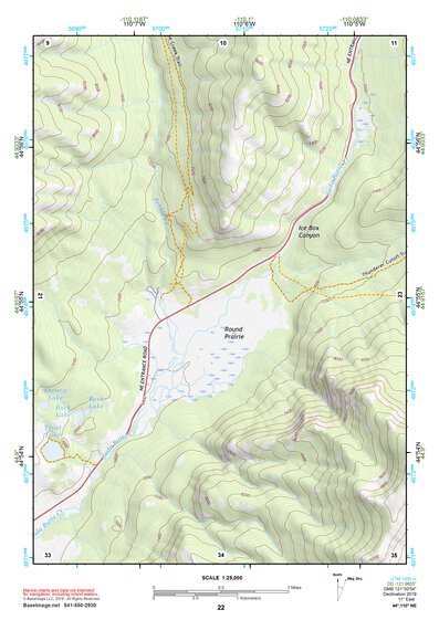 44110NE Page 22 Yellowstone National Park Topo Preview 1