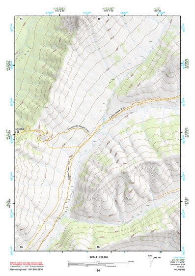 44110NE Page 24 Yellowstone National Park Topo Preview 1