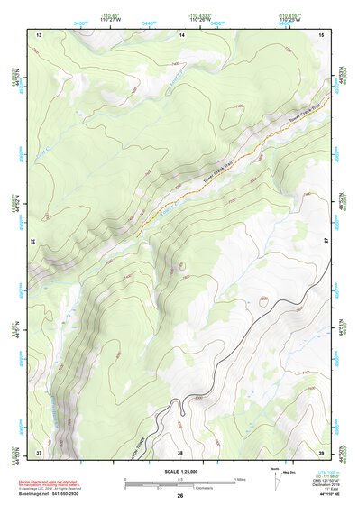 44110NE Page 26 Yellowstone National Park Topo Preview 1