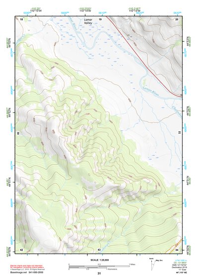 44110NE Page 31 Yellowstone National Park Topo Preview 1