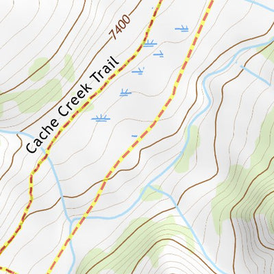 44110NE Page 35 Yellowstone National Park Topo Preview 2