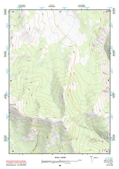 44110NE Page 39 Yellowstone National Park Topo Preview 1