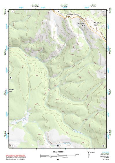 44110NE Page 42 Yellowstone National Park Topo Preview 1