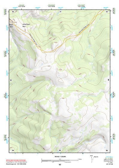 44110NE Page 43 Yellowstone National Park Topo Preview 1