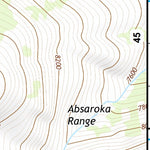 44110NE Page 44 Yellowstone National Park Topo Preview 3