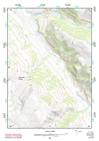 44110NE Page 45 Yellowstone National Park Topo Preview 1