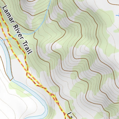 44110NE Page 46 Yellowstone National Park Topo Preview 3
