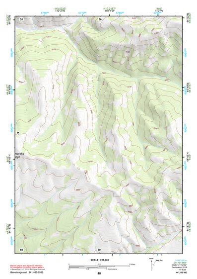 44110NE Page 48 Yellowstone National Park Topo Preview 1