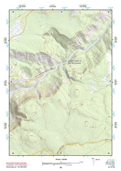 44110NE Page 51 Yellowstone National Park Topo Preview 1