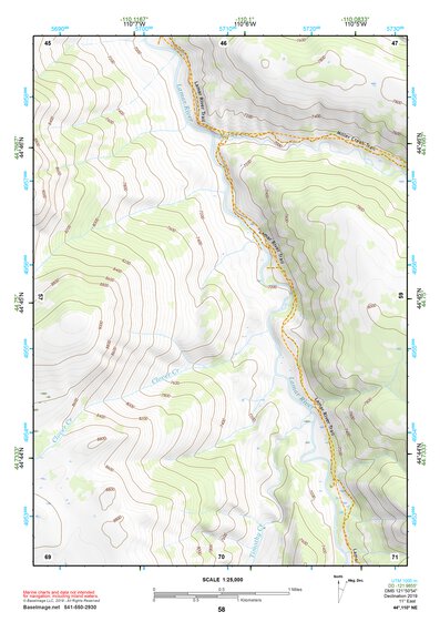 44110NE Page 58 Yellowstone National Park Topo Preview 1