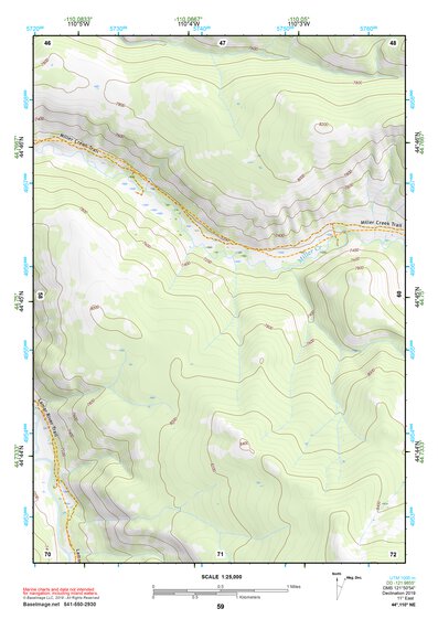 44110NE Page 59 Yellowstone National Park Topo Preview 1