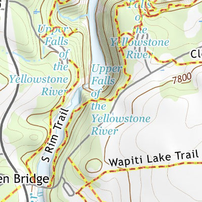 44110NE Page 61 Yellowstone National Park Topo Preview 3