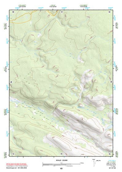 44110NE Page 63 Yellowstone National Park Topo Preview 1