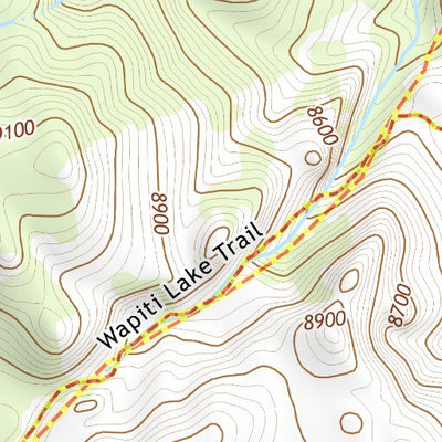 44110NE Page 66 Yellowstone National Park Topo Preview 3