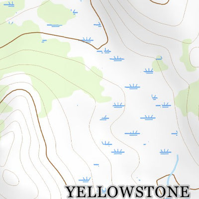 44110NE Page 68 Yellowstone National Park Topo Preview 2