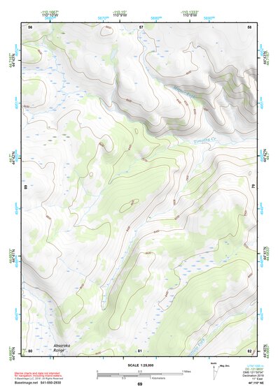 44110NE Page 69 Yellowstone National Park Topo Preview 1