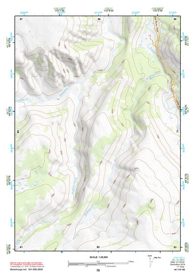 44110NE Page 70 Yellowstone National Park Topo Preview 1