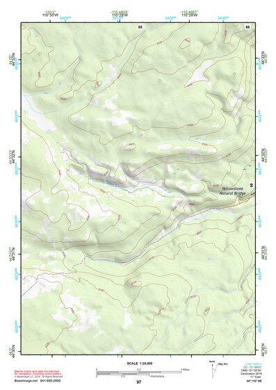 44110NE Page 97 Yellowstone National Park Topo Preview 1
