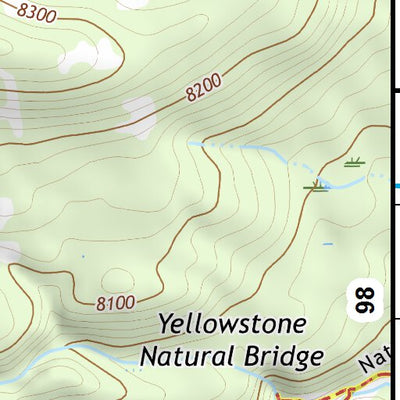 44110NE Page 97 Yellowstone National Park Topo Preview 3