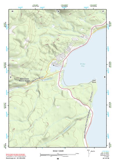 44110NE Page 98 Yellowstone National Park Topo Preview 1