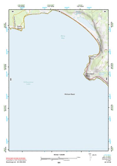 44110NE Page 101 Yellowstone National Park Topo Preview 1
