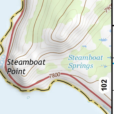 44110NE Page 101 Yellowstone National Park Topo Preview 3