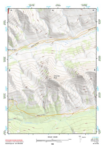 44110NE Page 106 Yellowstone National Park Topo Preview 1