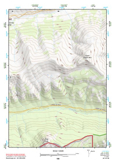 44110NE Page 108 Yellowstone National Park Topo Preview 1