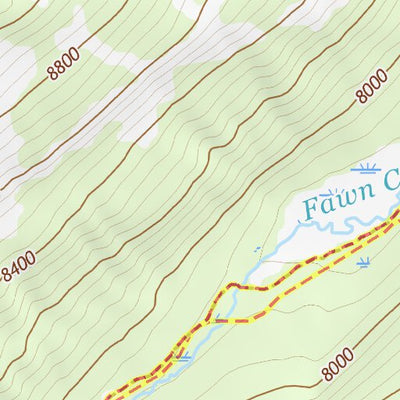 44110NW Page 5 Yellowstone National Park Topo Preview 3