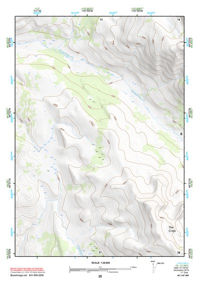44110NW Page 25 Yellowstone National Park Topo Preview 1