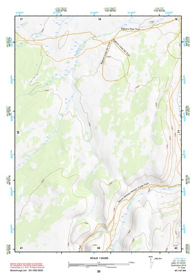 44110NW Page 30 Yellowstone National Park Topo Preview 1