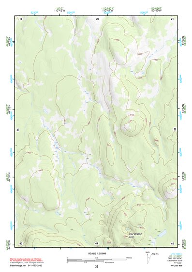 44110NW Page 32 Yellowstone National Park Topo Preview 1