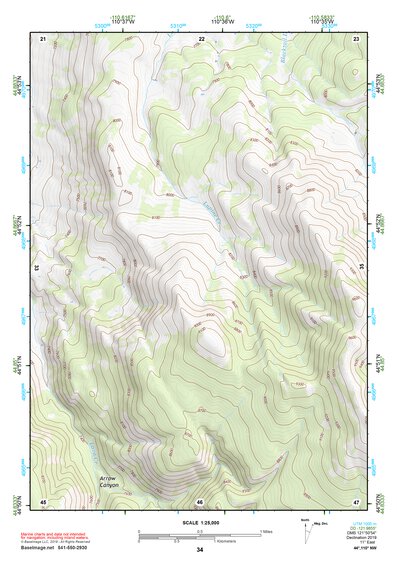 44110NW Page 34 Yellowstone National Park Topo Preview 1