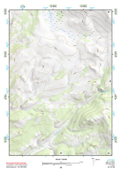 44110NW Page 37 Yellowstone National Park Topo Preview 1